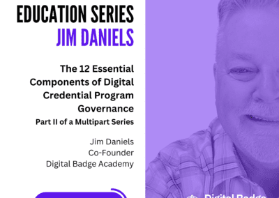 The 12 Essential Components of Digital Credential Program Governance